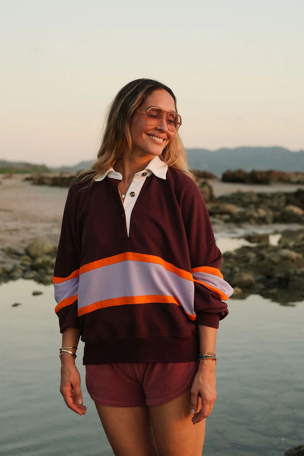 Hugo polo sweater Bordeaux