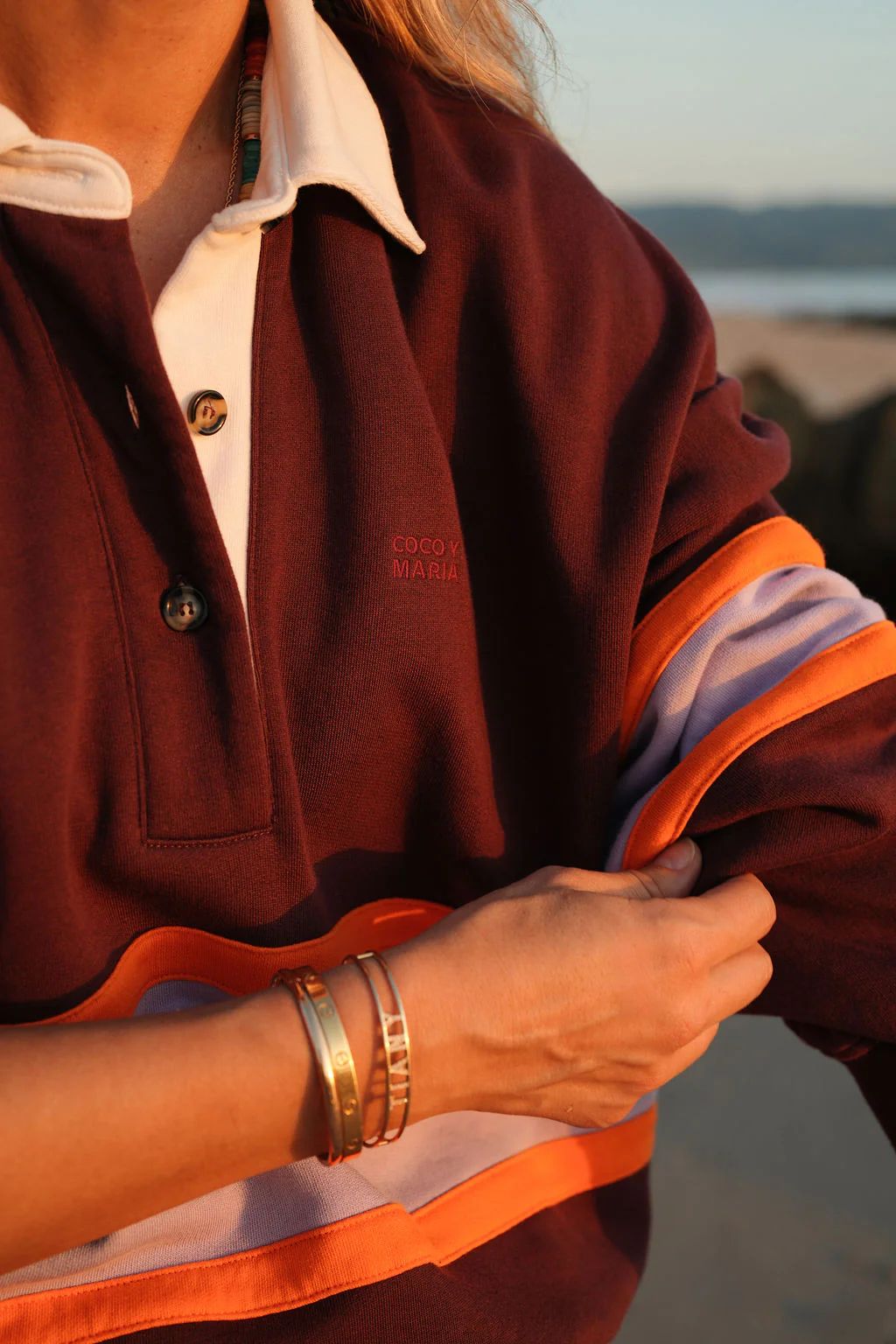 Hugo polo sweater Bordeaux