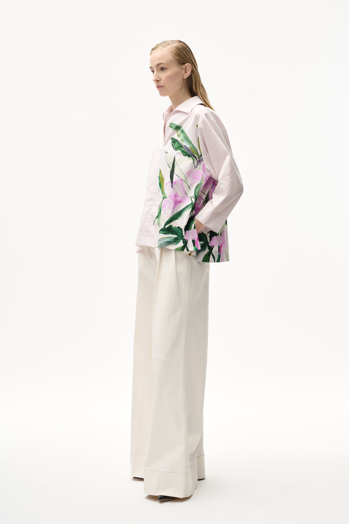 Egora sleeved top Natan light mauve