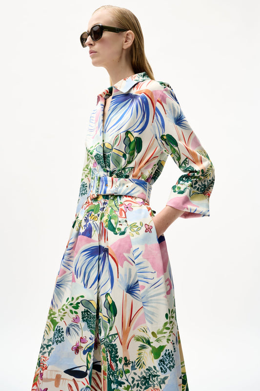Enes wrap dress Off white