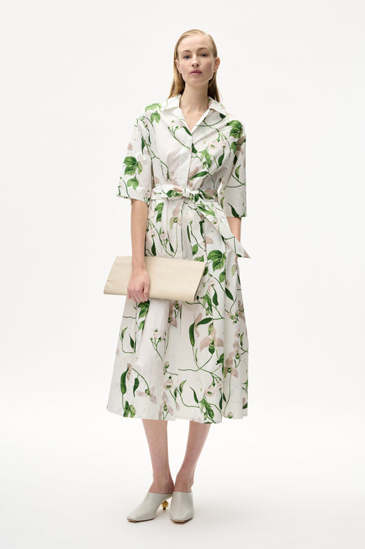Elena dress with belt Natan pale pink
