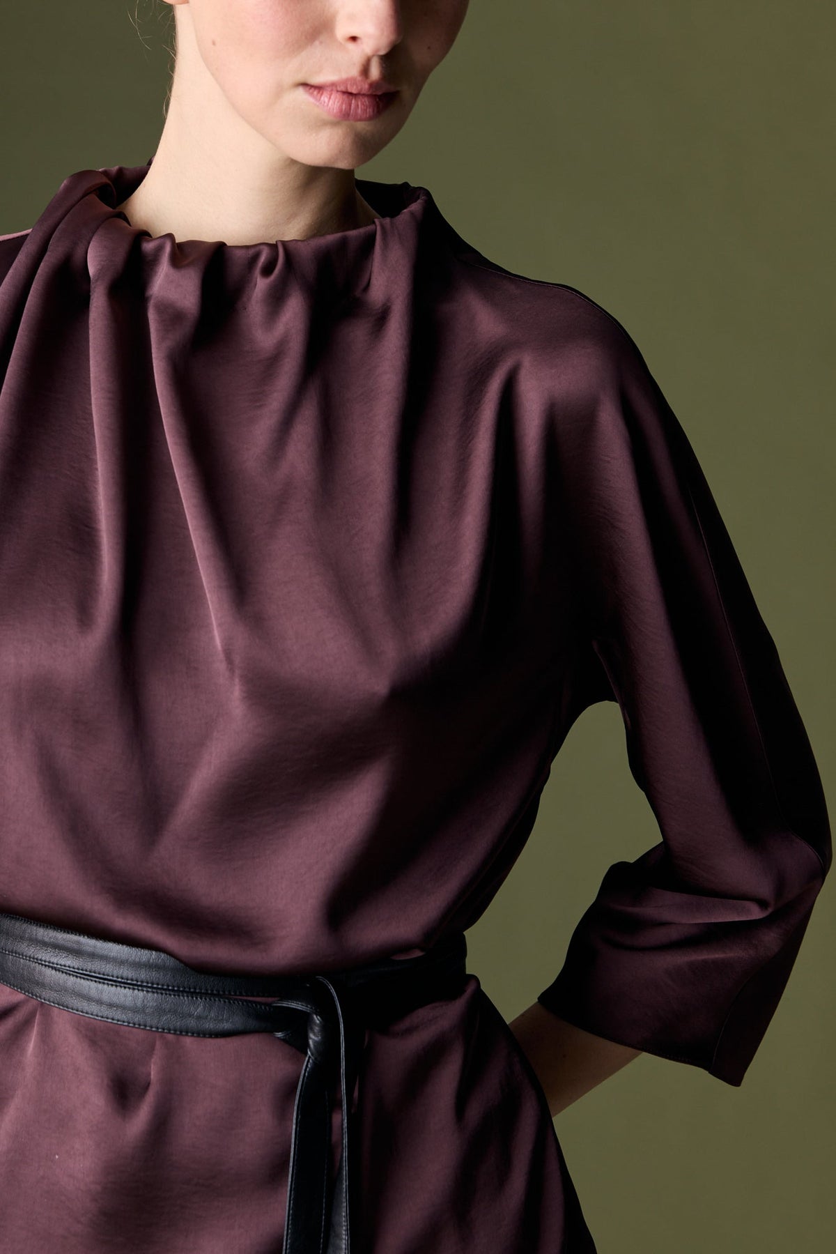 Ferola top withbelt Natan