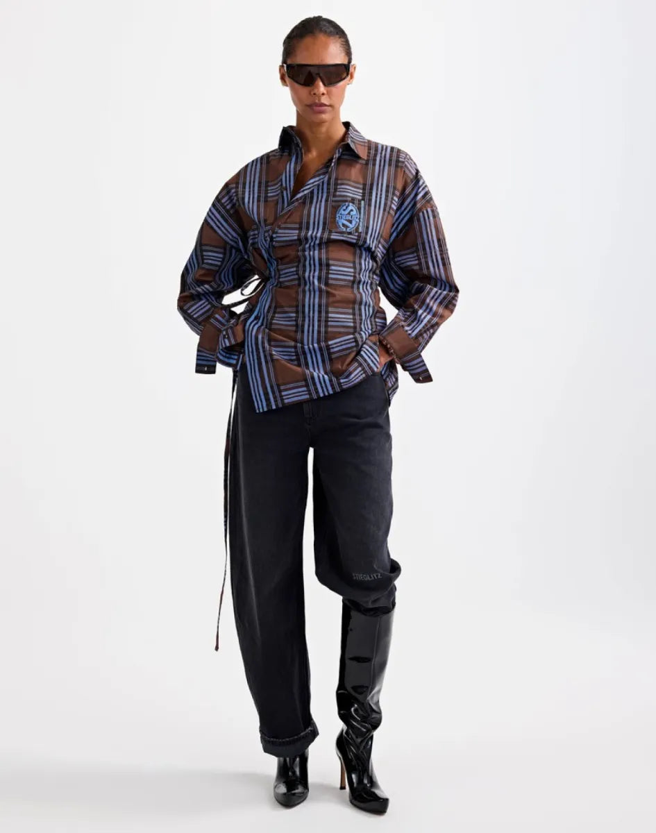 zita wrap blouse dress Stieglitz