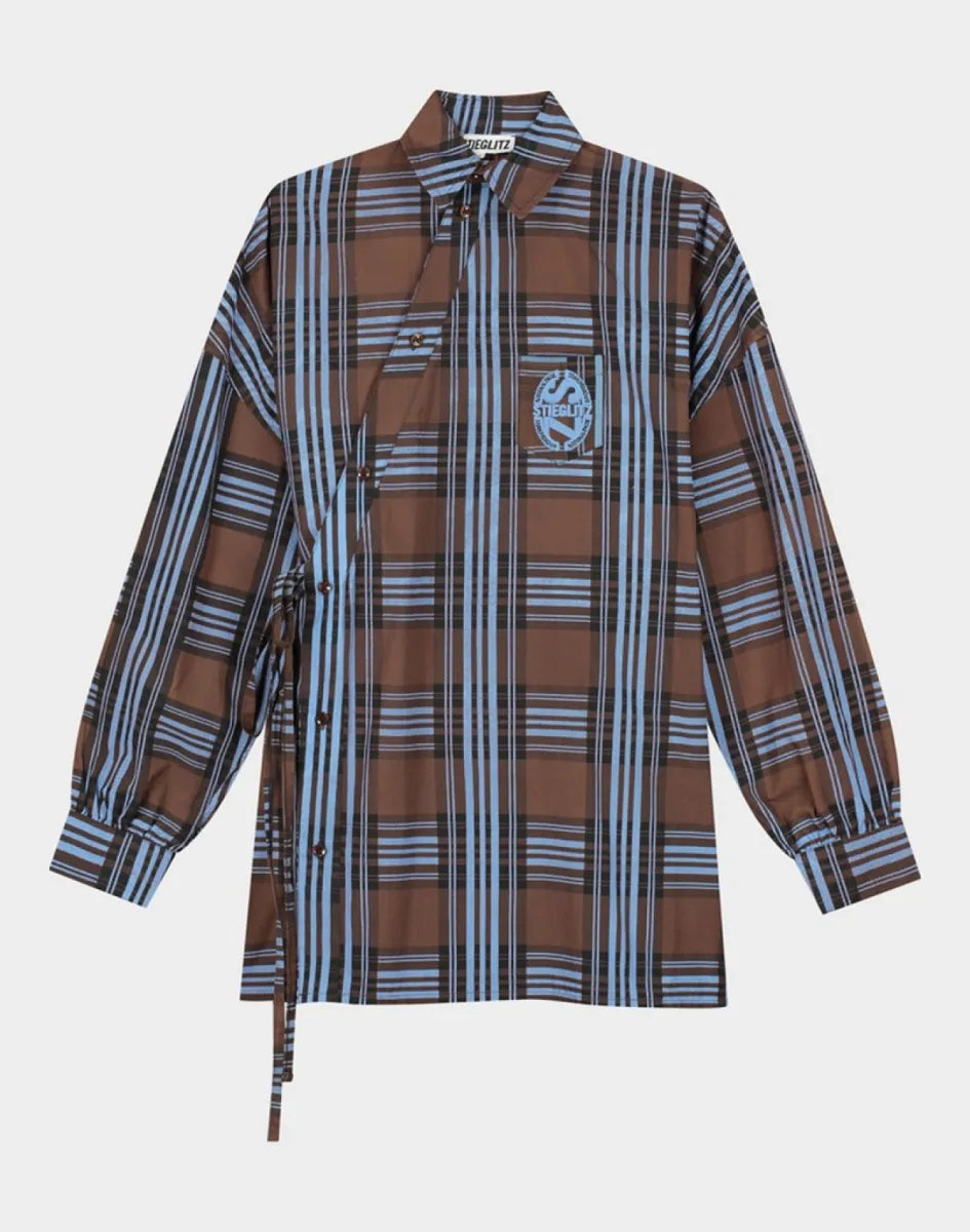 zita wrap blouse dress Stieglitz